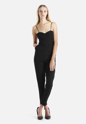 Crossover Bralet Tapered Jumpsuit