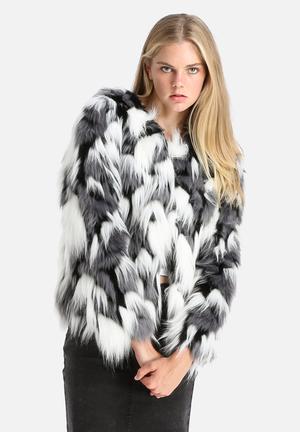 Wing Faux Fur Jacket