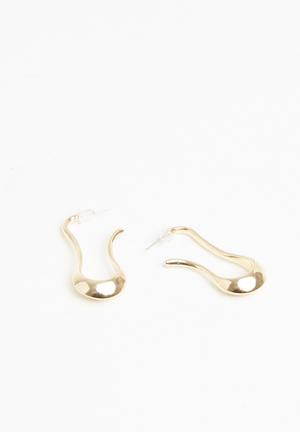Molly hoop earrings-gold