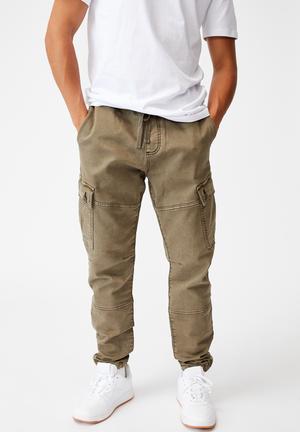 Buy Brown Cotton Baggy Pants For Boys by Little Luxury Online at Aza  Fashions.