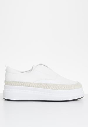 Senhora 2 flatform sneaker - white