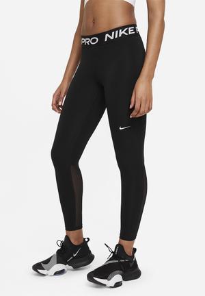 Pants and jeans Nike Swoosh Run Leggings Black/ Reflective Silv