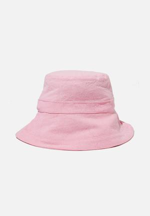 Beachy bucket hat - pink