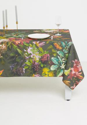 Cockatoo tablecloth - moody