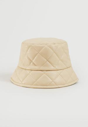 womens faux leather hat