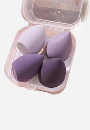 Makeup Blender 4 Pack - Purples