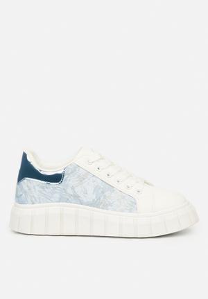 Bonnie 1 sneaker - white & blue
