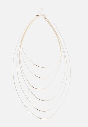 70's Layered Slinky Necklace