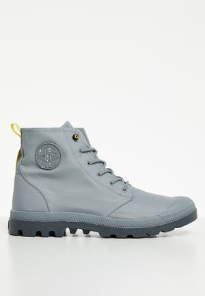 palladium grey boots