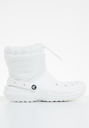 Classic lined neo puff boot - white 