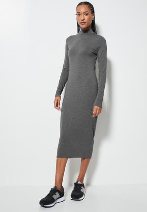 long polo neck dress