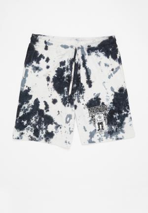 Core tie dye shorts - multi