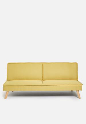 Jaxon sleeper couch - yellow