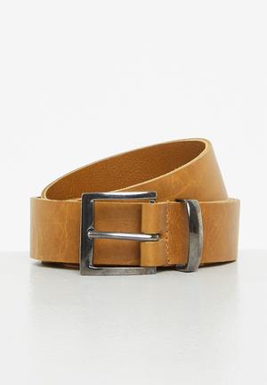 men's cognac belt