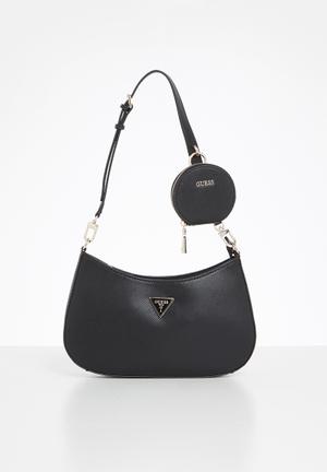 guess grey crossbody bag