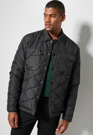 quilted utility jacket