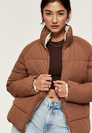 supre brown puffer