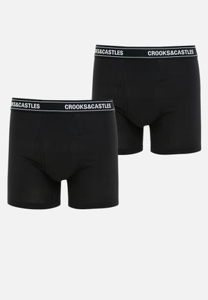 Guess - Black & Grey Boxers (2 Pack)