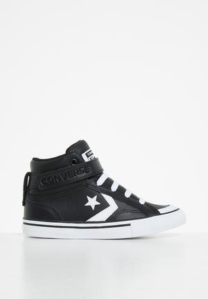 black and white hi converse