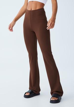 slim flare joggers