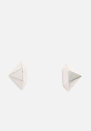 3D Diamond Earring