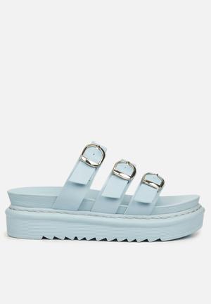 Rouge 2 chunky flatform slide - blue