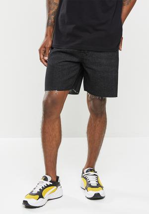 Black shorts denim outlet men