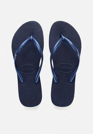 Slim navy Havaianas Sandals Flip Flops Superbalist