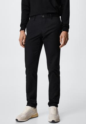 men's black trousers