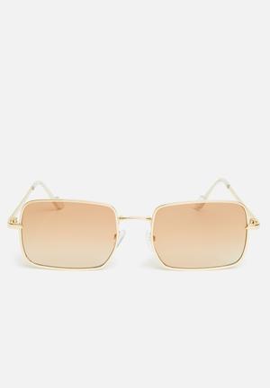 Square sunglasses - gold