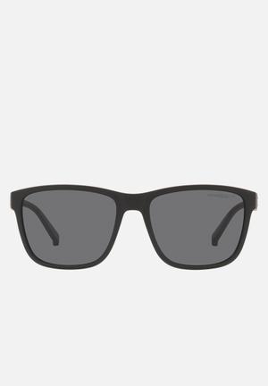 mens square black glasses