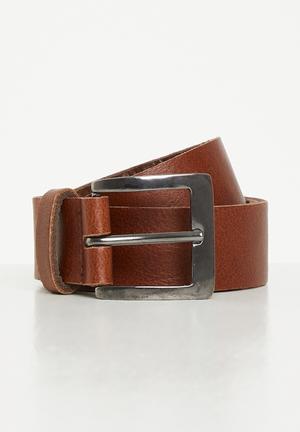 brown nubuck belt