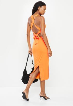 Shape Neon Yellow Ruched Strappy Bodycon Dress
