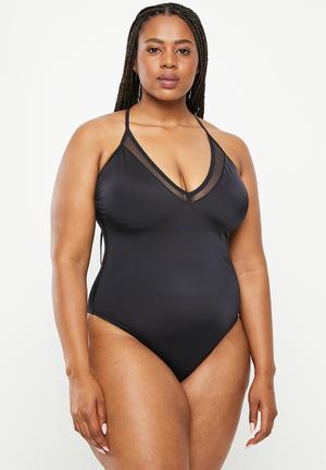 shiny swimsuits plus size