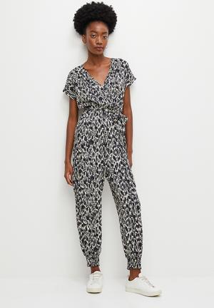 cotton short sleeve jumpsuit