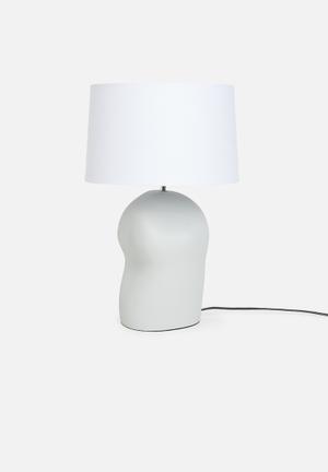 modern white bedside lamp