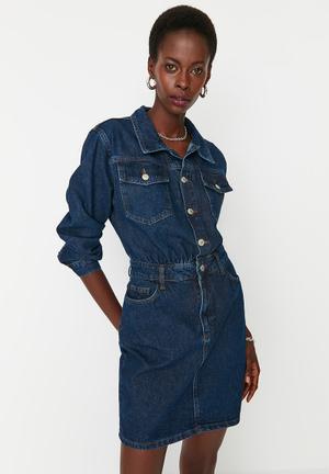 Amazon.com: Womens Denim Dress Short/Long Sleeve Casual Dress 2024 Spring  Summer Fashion Jean Dresses Shirt Tunic Denim Clothing : Clothing, Shoes &  Jewelry