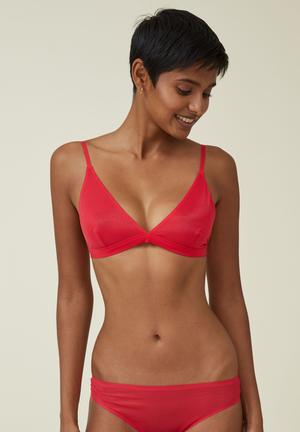 Cotton On Body NALA UINLINED STRAPLESS BRA - Underwired bra - raspberry  ripple/red 