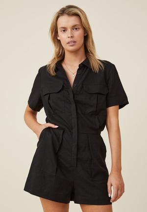 womens wrap playsuit