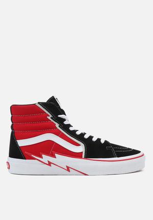 red high top vans men