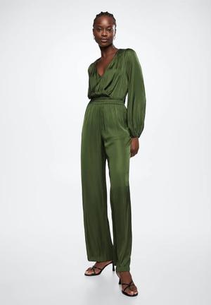 satin jumpsuit womens