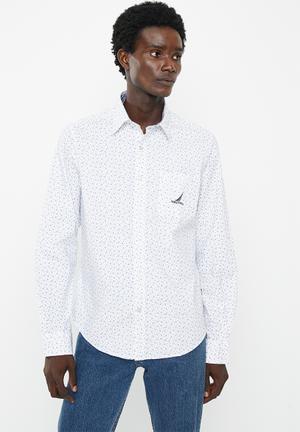 Nautica Performance Mens Dress Shirt 