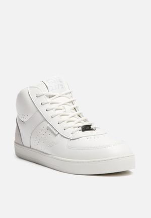 Dunc Leather Mid Sneaker - White Jack & Jones Sneakers | Superbalist.com