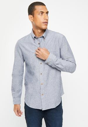 Jasper - Premium Linen Shirt (Washed Indigo) – Wolk