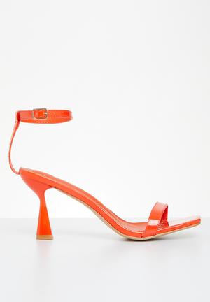 Women's High Heel Sandals For Dance Party With Chunky Heels And Bare Straps  | SHEIN USA