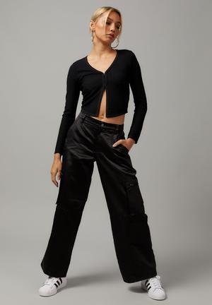 Bobbie Cargo Pant, BLACK