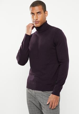 Black polo hotsell neck top mens