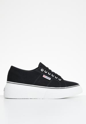 Superga on sale nere platform