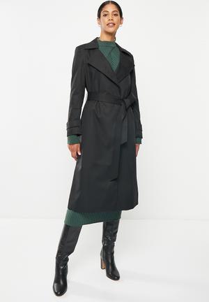 Trench coat - black