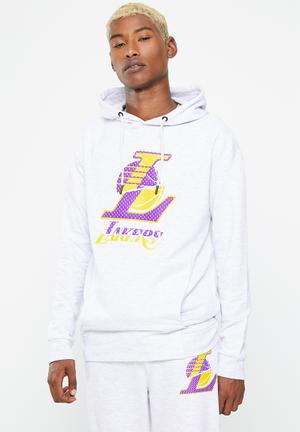 New era NBA Fz Panel Detail Los Angeles Lakers Hoodie Black